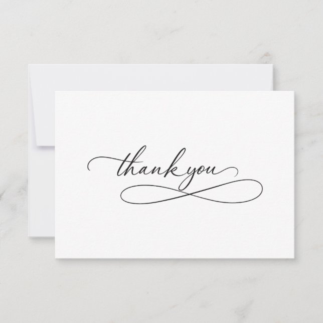 Nomes Personalizados de Agradecimento de Casamento (Frente)