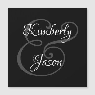 Nomes personalizados de casal em letra cursiva, Br