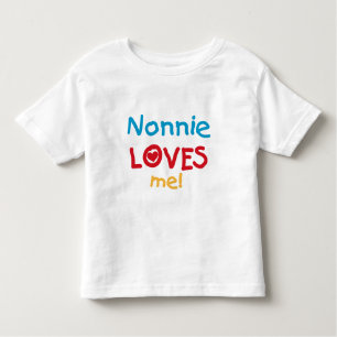 Nonnie ama-me camiseta e presentes