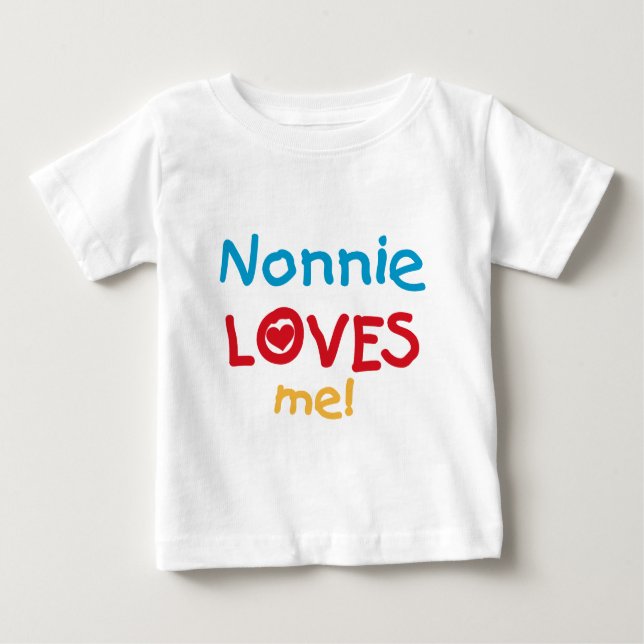 Nonnie me ama Camisetas e presentes (Frente)