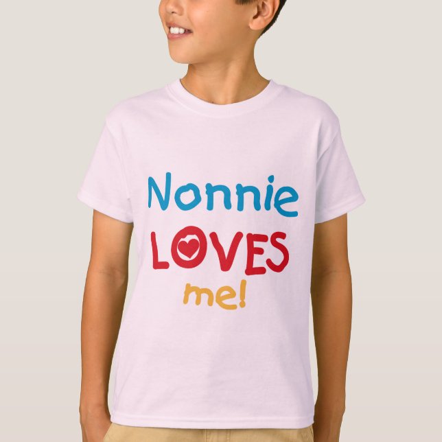Nonnie me ama Camisetas e presentes (Frente)