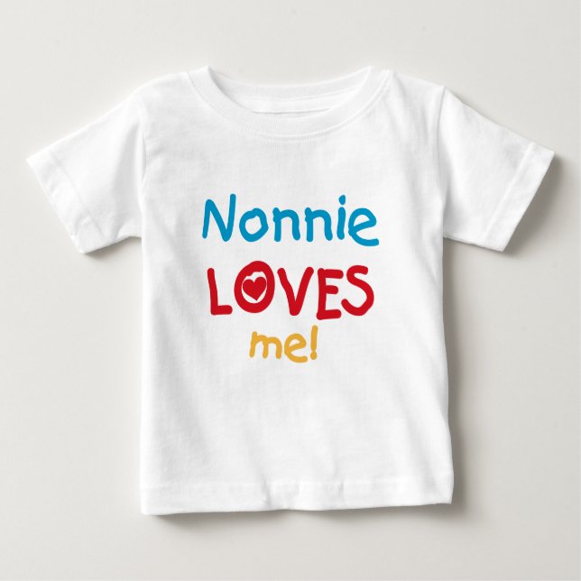 Nonnie me ama Camisetas e presentes (Frente)