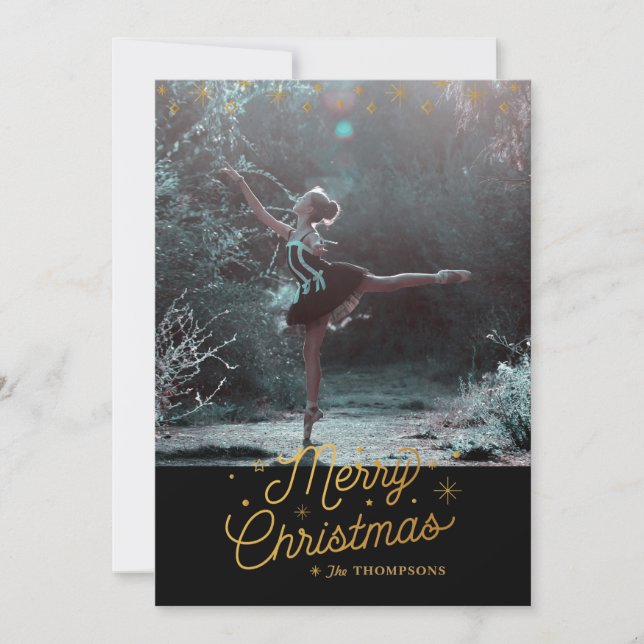 NONO DIA DE NATAL / Cartões de foto de Natal (Frente)