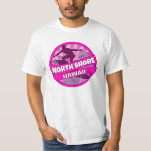 Noord Shore Hawaii - camisa do logotipo do surfist