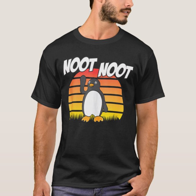 Noot Noot Motherfu***ers piada de camiseta masculi (Frente)