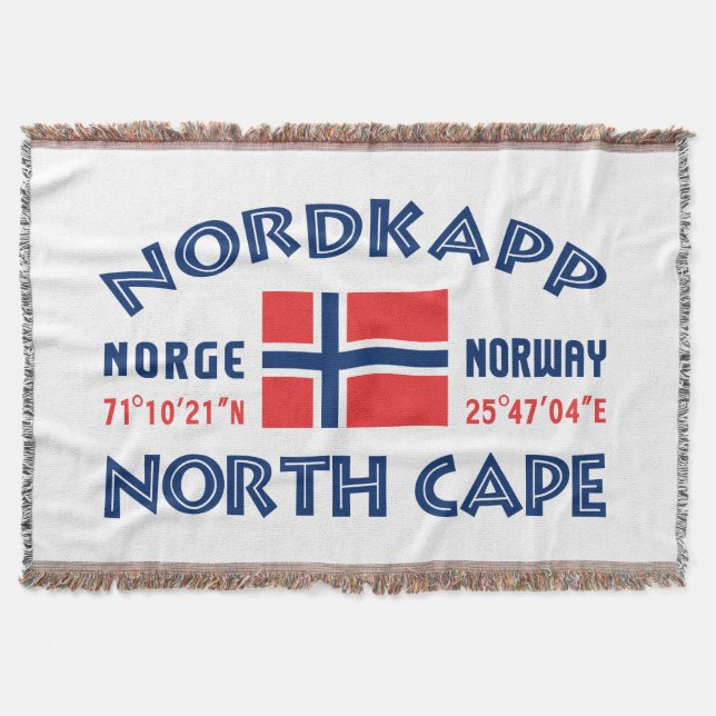 NORDKAPP Noruega lança cobertor (Frente)