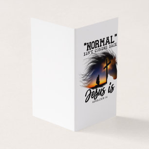 Normal não está voltando Jesus para os cavaleiros