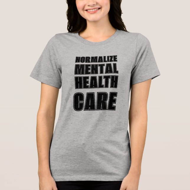 Normalize as lutas pela saúde mental. (Frente)