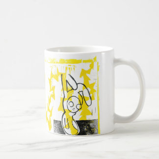 Normando a caneca de café do coelho (amarelo)