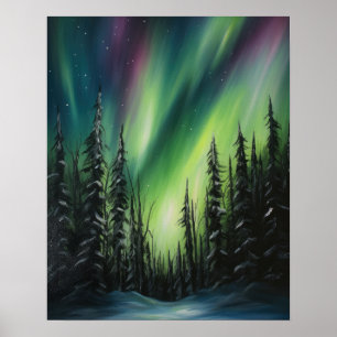 Norte Aurora Borealis Luz Impressão