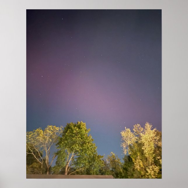 Norte Luzes Nova Jersey Poster (Frente)
