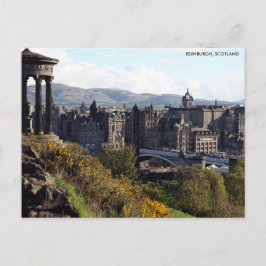 North Bridge, Edinburgh Cartão postal com City
