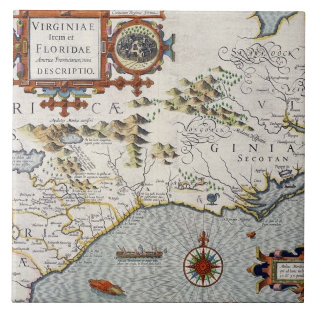 North Carolina, intitulado 'artigo de Virginiae e (Frente)