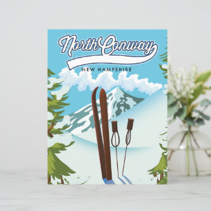 North Conway New Hampshire, para esquiar