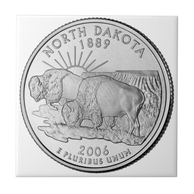 North Dakota State Quarter (Frente)