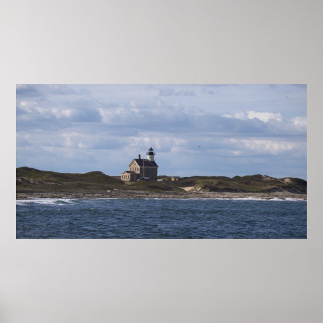 North Light Lighthouse Block Island Poster (Frente)