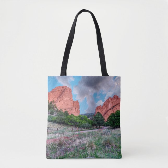 North South Gateway Rocks Garden Of Gods Tote Bag (Frente)
