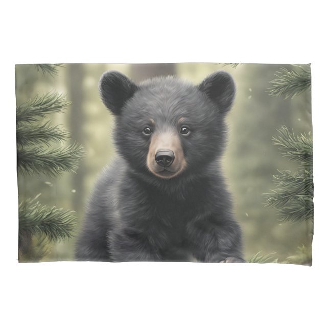 North Woods Little Black Bear Cubo (Frente)