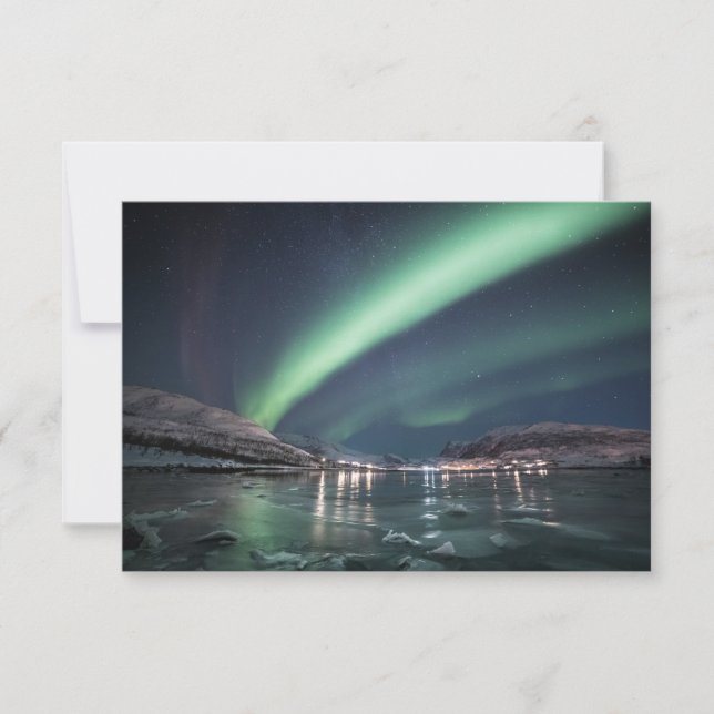 Northern Lights Norway Card (Frente)