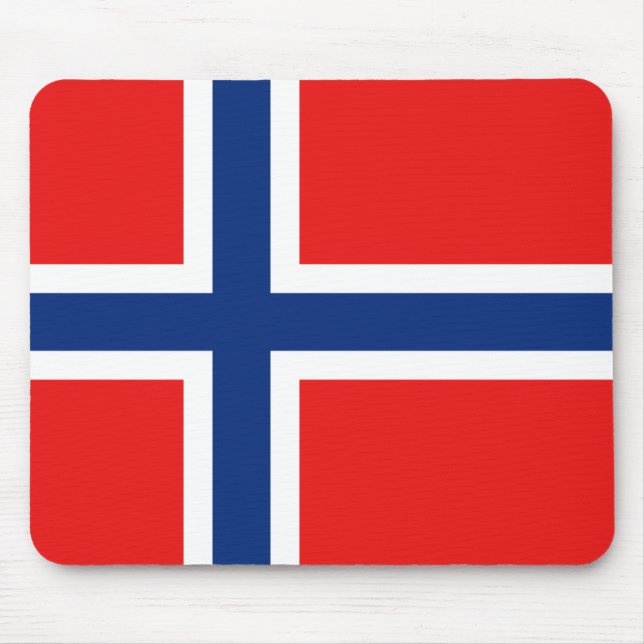 Noruega Flag Mousepad (Frente)