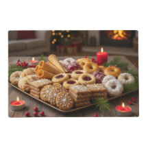 Norwegian Christmas Treats, Laminated Placemat