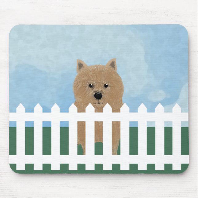 Norwich Terrier Mousepad (Frente)