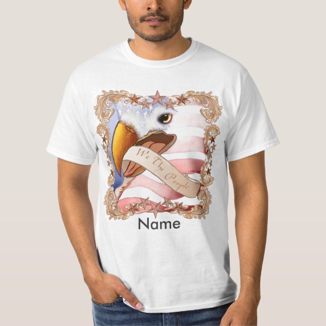 Nós, a camiseta da águia das Pessoas (Frente)
