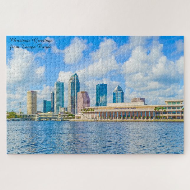 Nós Amamos o Centro de Tampa Flórida Quebra-Cabeça (Horizontal)