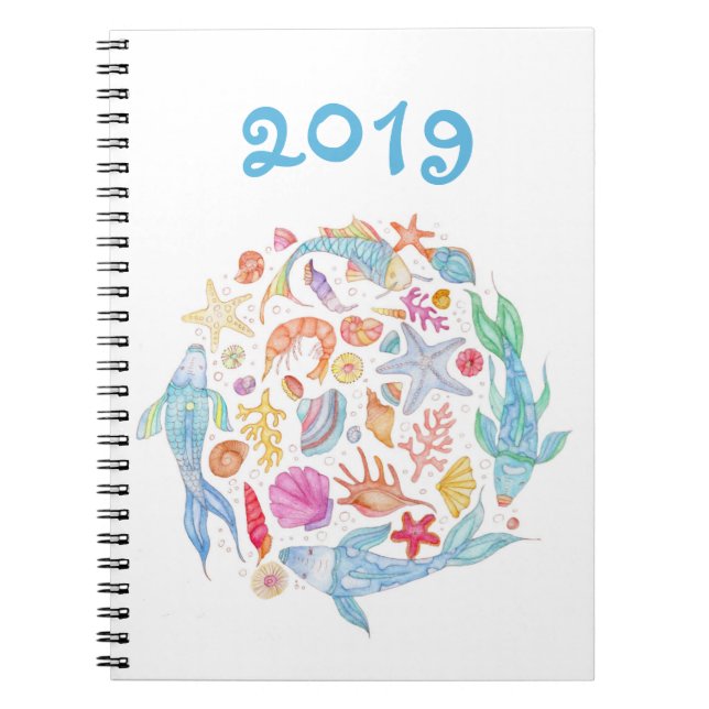 Nós amamos o mar! Um caderno do design para 2019 (Frente)