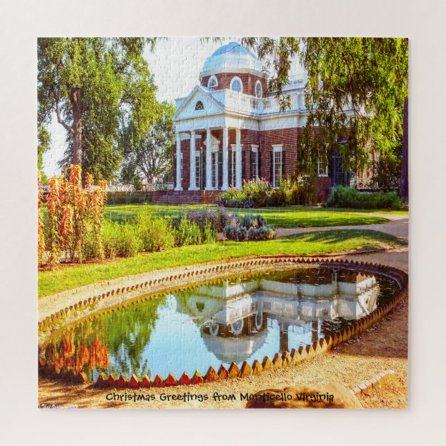 Nós Amamos Quebra-Cabeça Monticello Virginia (Vertical)