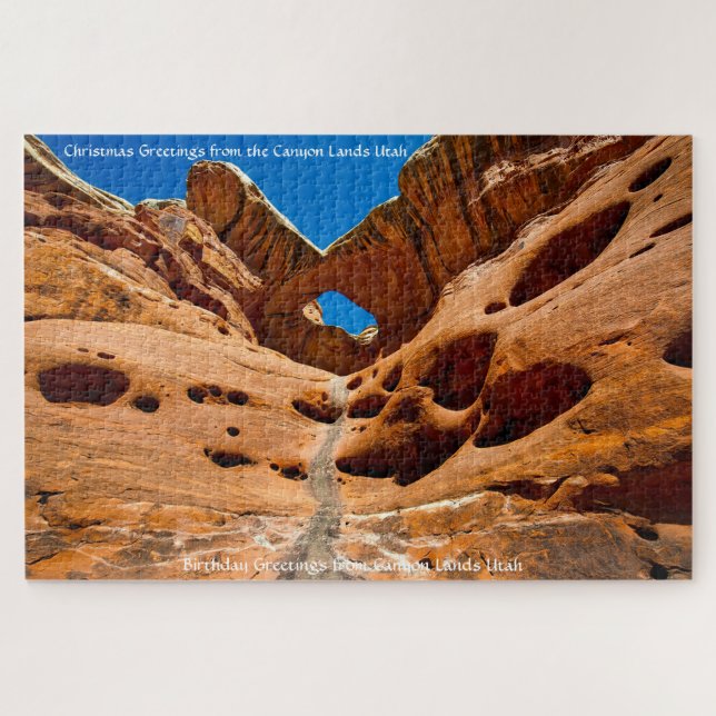 Nós Amamos Quebra-Cabeças Canyon Lands Utah (Horizontal)