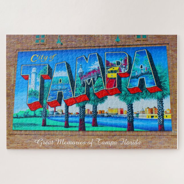 Nós Amamos Tampa Flórida Quebra-Cabeça (Horizontal)