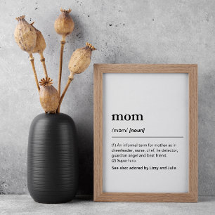 Nós Amamos Você Poster de Definição de Mãe Present