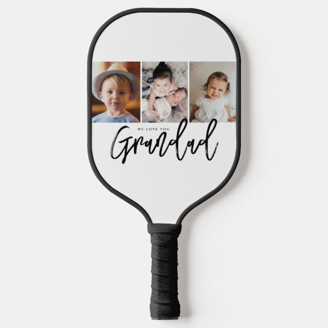 Nós Amamos Você Vovô Presente de Foto Personalizad (Front)