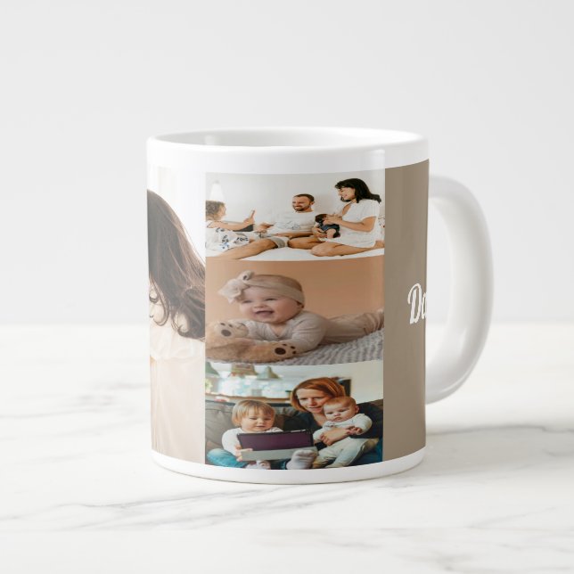 Nós amamos vocês dois: uma caneca para mamãe e Pai (Frente Esquerda)