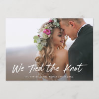 Nós Amarrámos o Nó | Anúncio de Casamento Fotográf