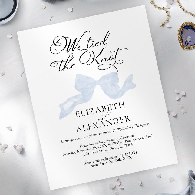 Nós Amarrámos o Nó | Casamento com Laço Azul (Criador carregado)