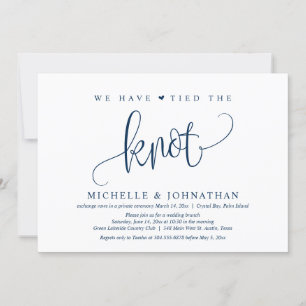 Nós Amarrámos o Nó, Convite de Casamento Furtivo