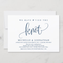 Nós Amarrámos o Nó, Convite de Festa de Elopamento