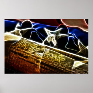 Nós as pessoas do poster patriótico