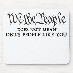 Nós As Pessoas - Não Apenas Você - Mouse Pad