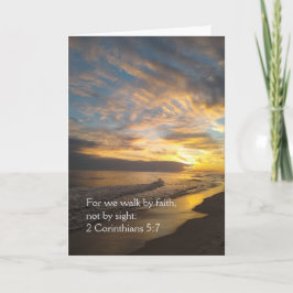 Nós Caminhamos Por Cartão De Fé