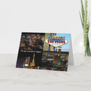 Nós casamo-nos em Vegas! Cartão