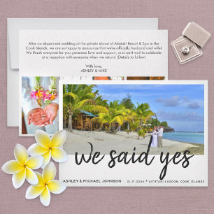 Nós Dissemos Sim   4 Anúncio de casamento de fotos