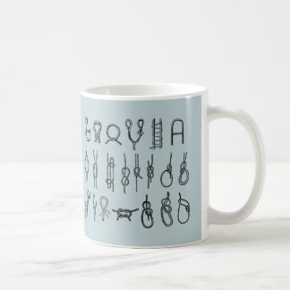 Nós, engatar, seguro, gravatas, caneca de café