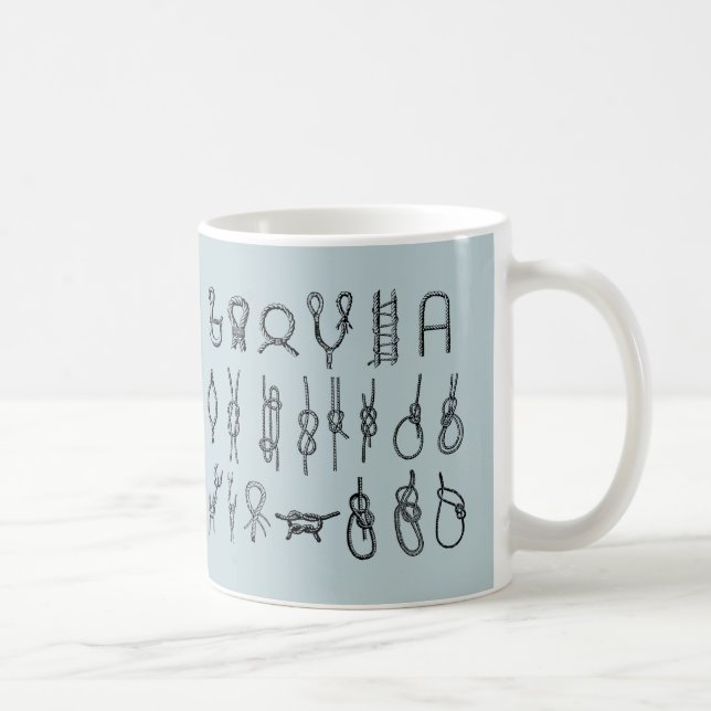 Nós, engatar, seguro, gravatas, caneca de café (Direita)