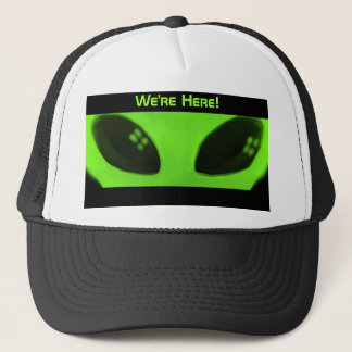 Nós estamos aqui! boné w/words