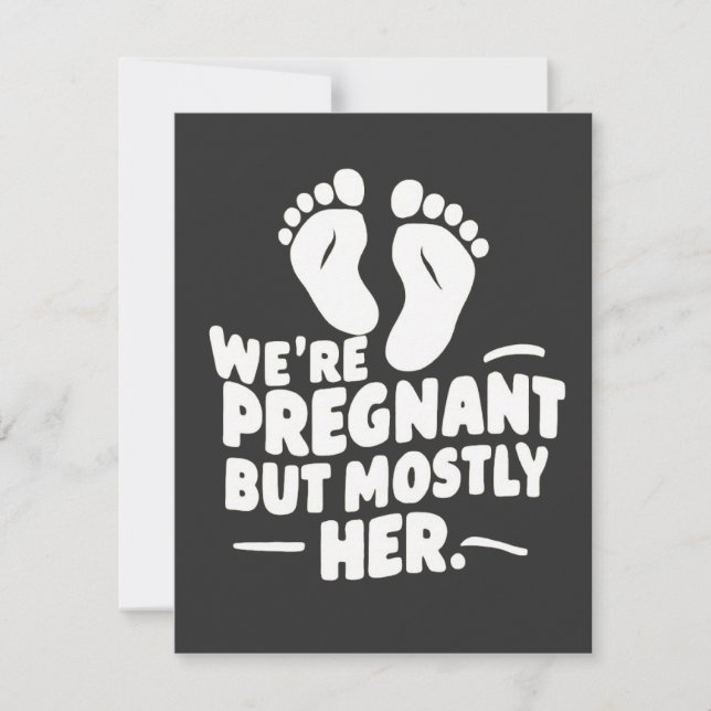 Nós estamos grávidos, mas principalmente o pai eng (Frente)