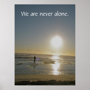 Nós estamos nunca sozinhos. Poster
