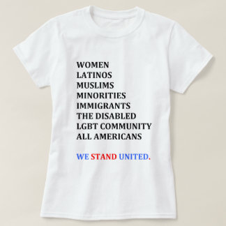 Nós estamos unidos. (A camisa das mulheres)